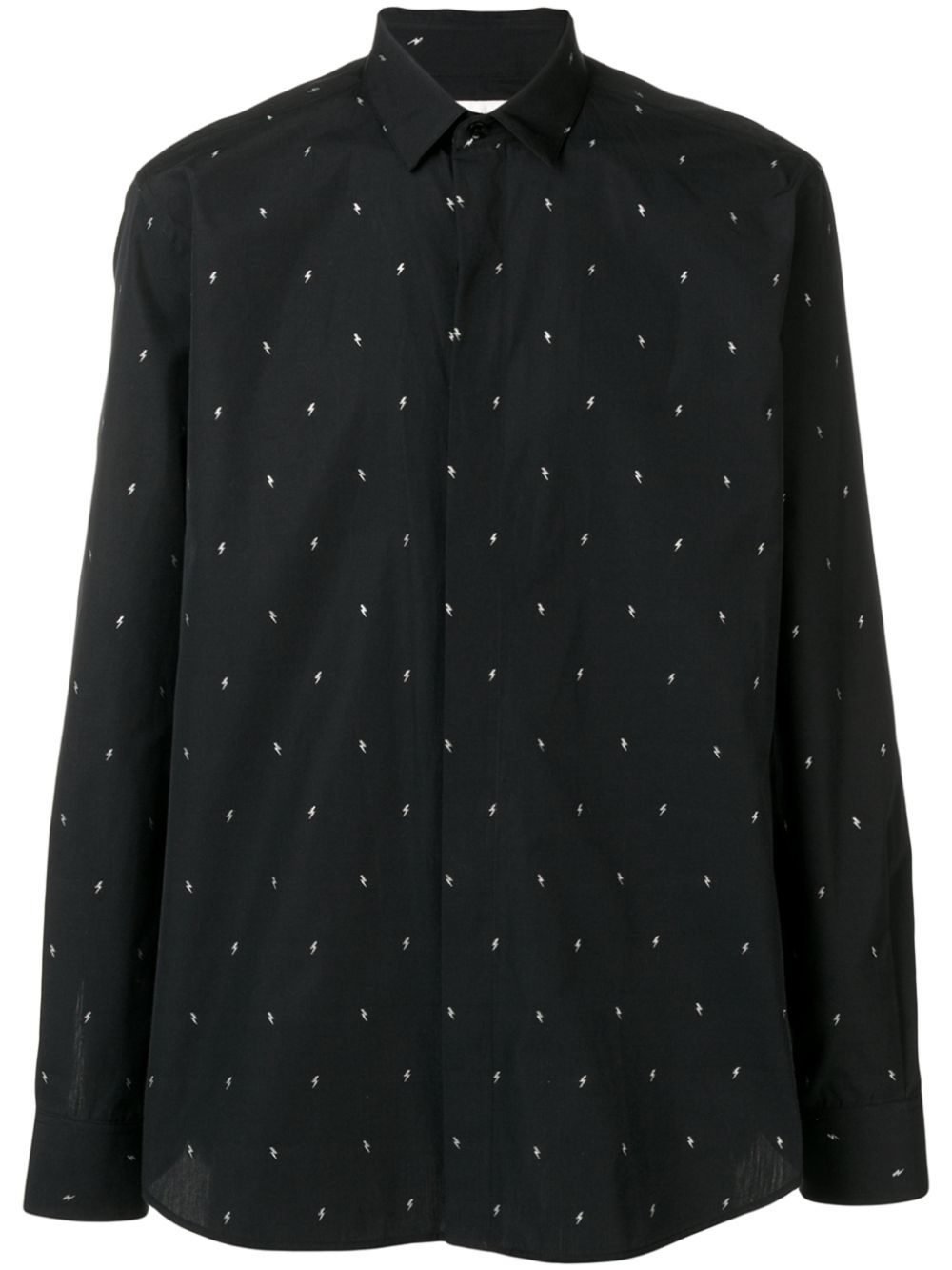 lamé mini lightning bolt shirt - 1