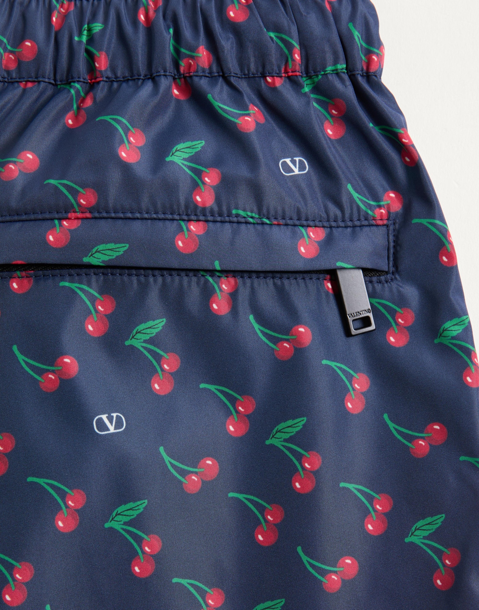 NYLON SWIMSUIT WITH CHERRYFIC PRINT - 3