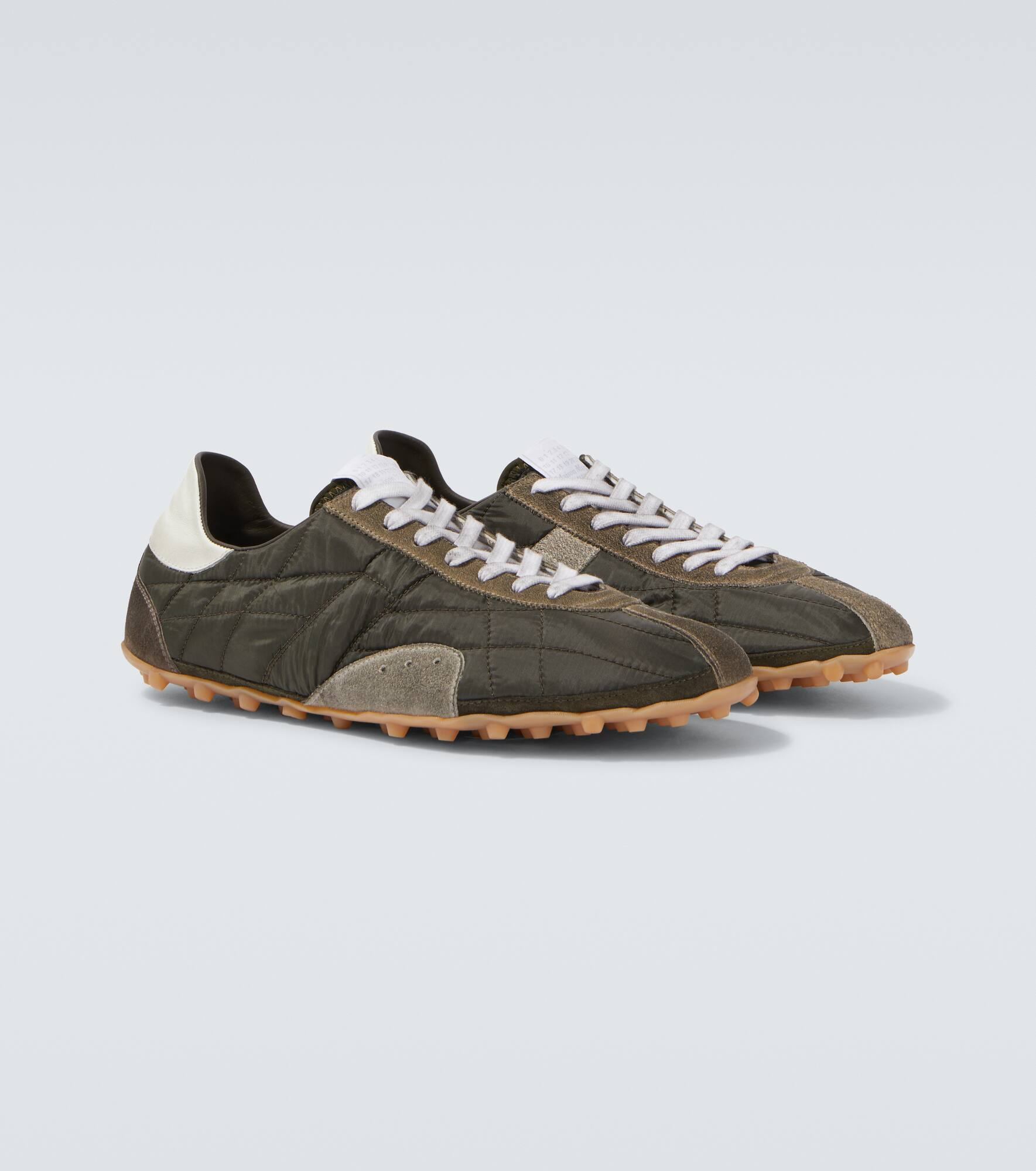 Sprinter suede-trimmed sneakers - 5