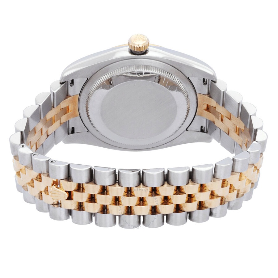 Pre-owned Pre-owned Rolex Oyster Perpetual Datejust 36 Silver With 10 Diamonds Dial Stainless Steel  - 3