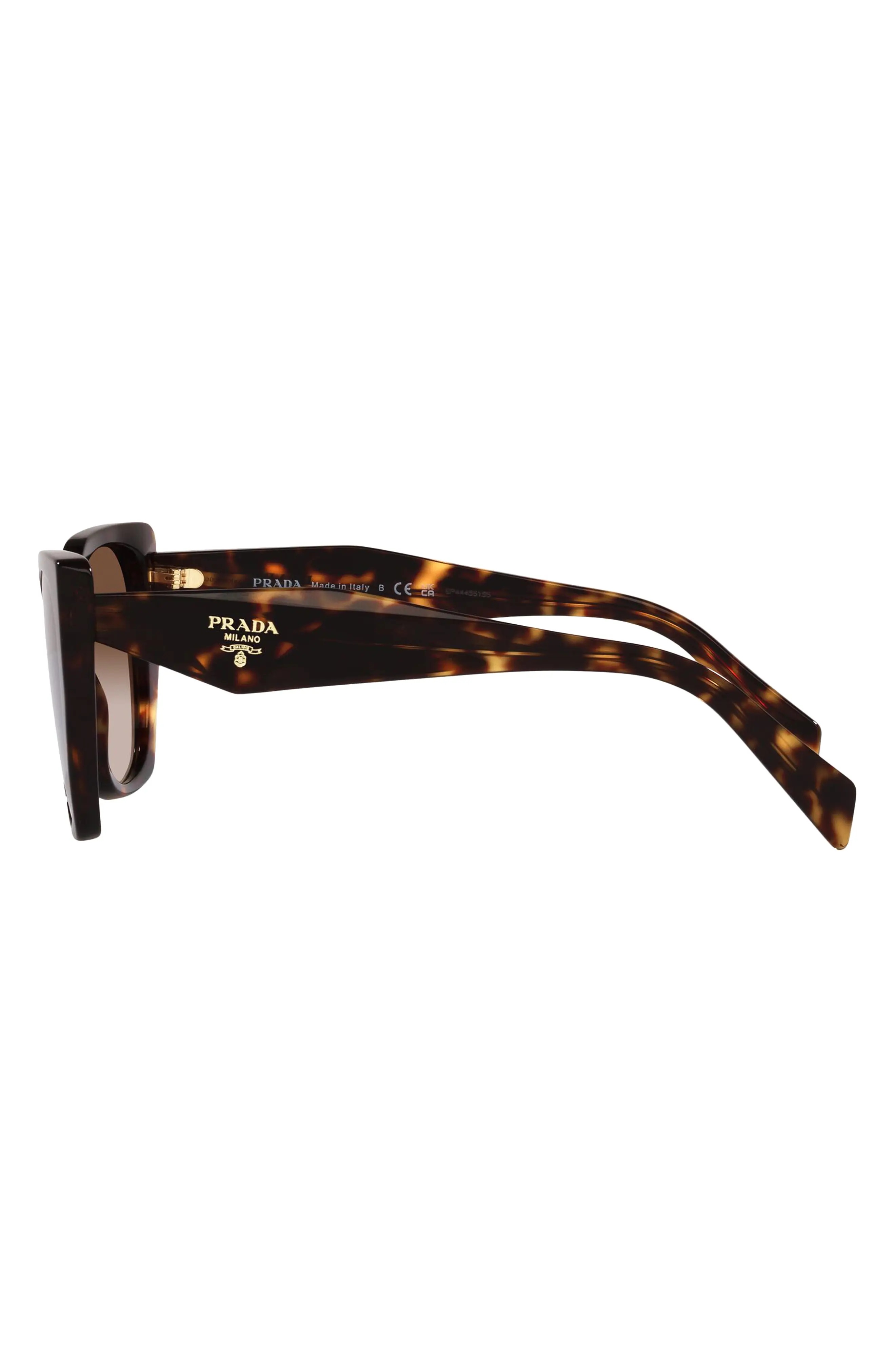 56mm Gradient Polarized Rectangular Sunglasses - 3