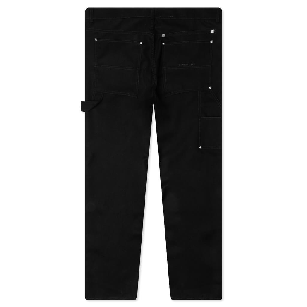 STUDDED CARPENTER PANTS - BLACK - 2