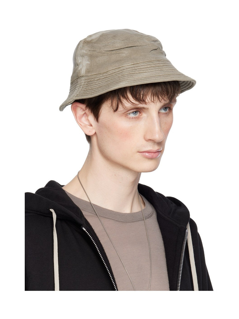 Rick Owens DRKSHDW Off-White Gilligan Narrow Brim Bucket Hat outlook