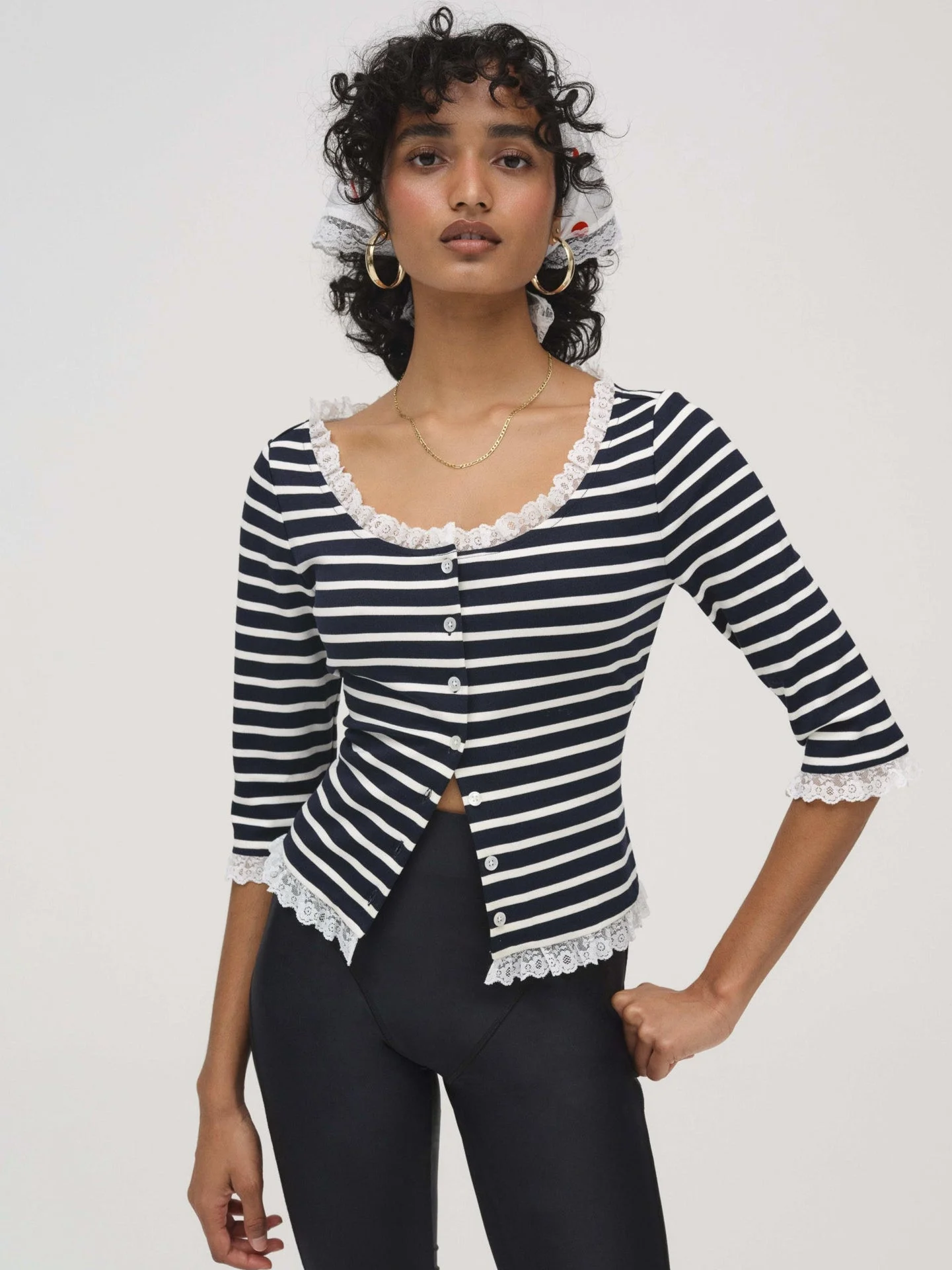 Suzette Stripe Cardigan - 1