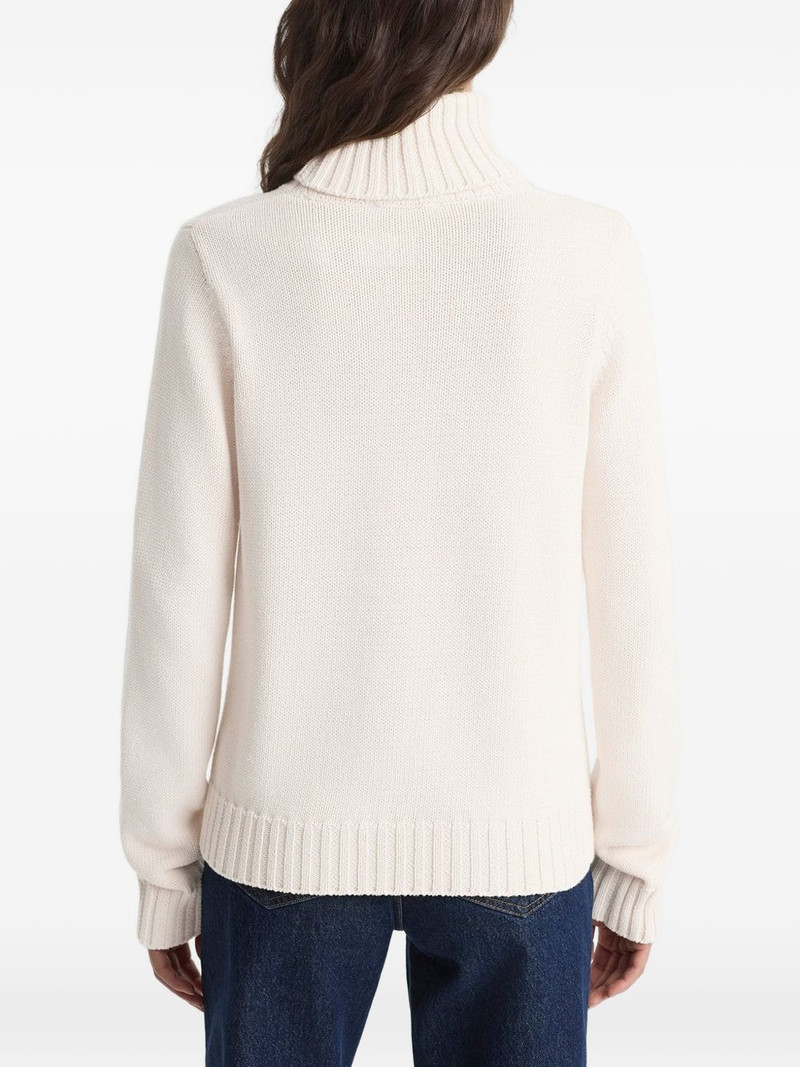 turtleneck equestrian-embroidered sweater 3