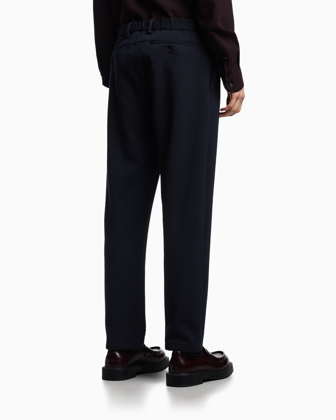 JACQUARD DOUBLE JERSEY KNIT CHINOS - 3