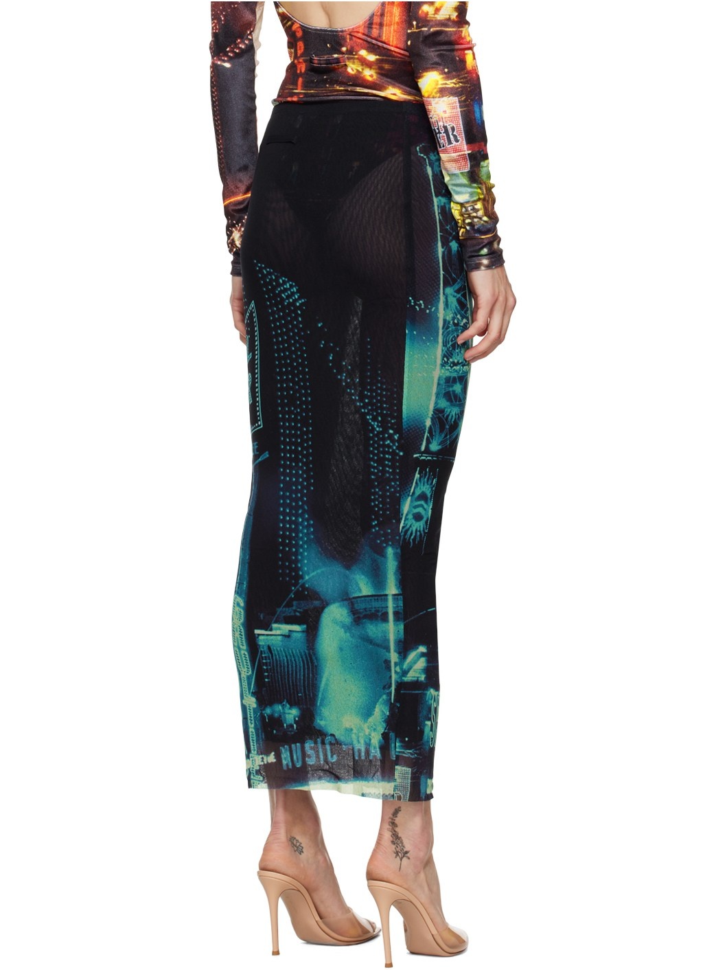Navy 'The Pigalle' Maxi Skirt - 3