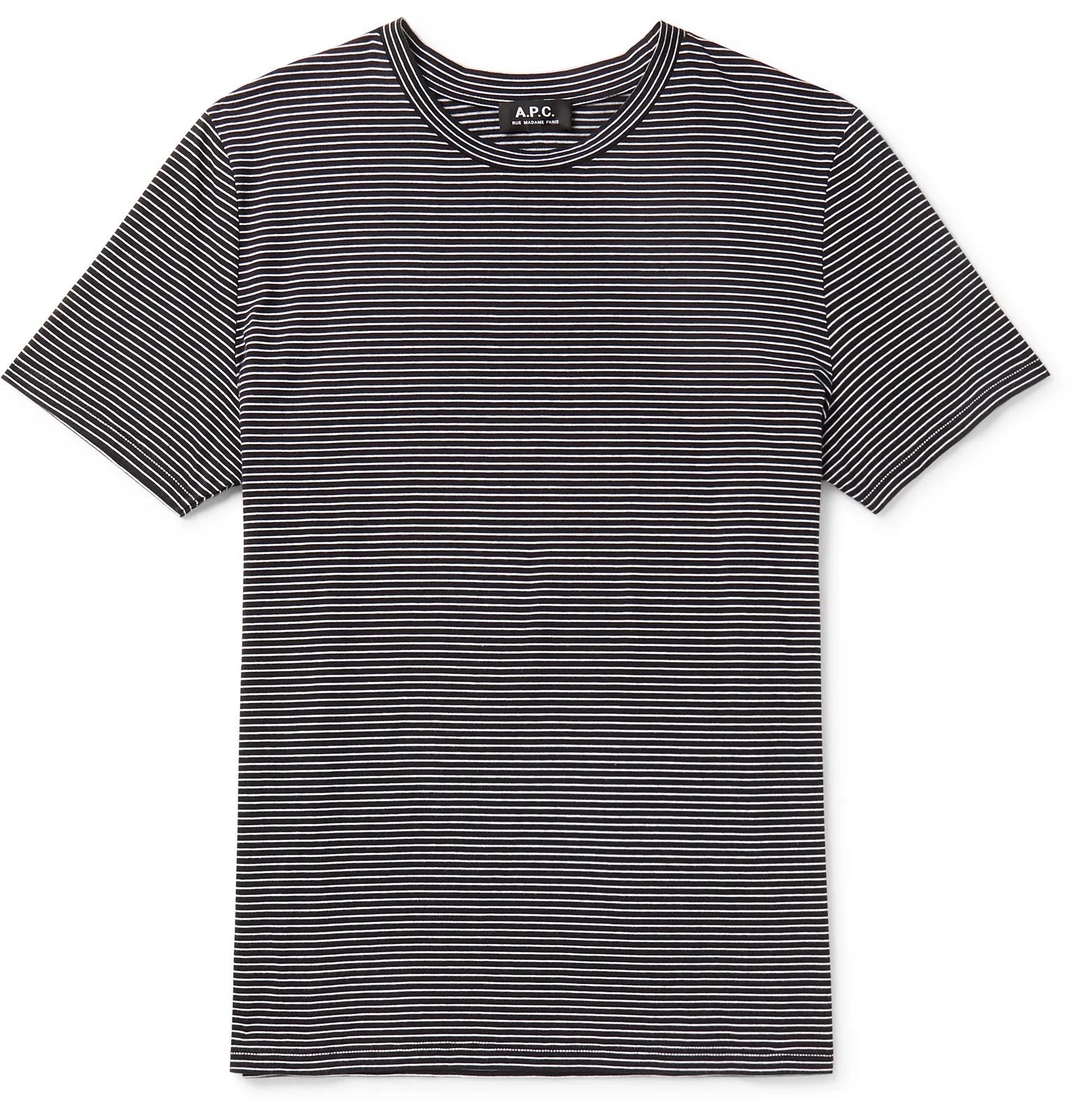 Diego Striped Cotton-Jersey T-Shirt - 1