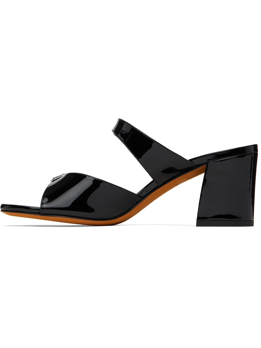 Black Una Heeled Sandals - 3