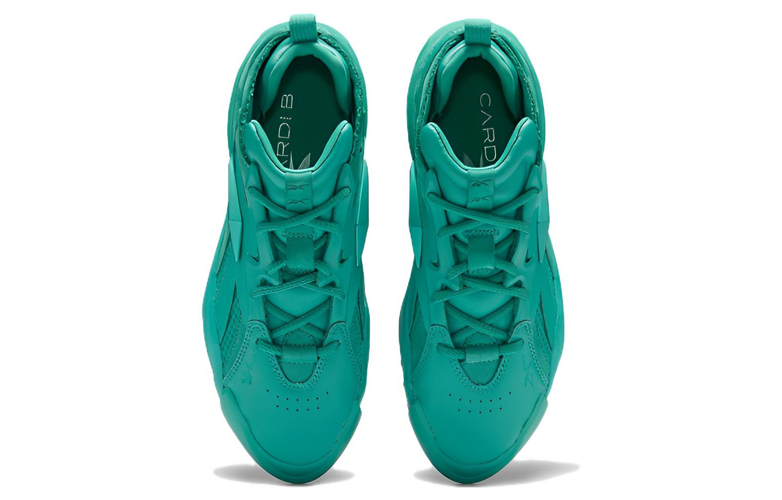 (WMNS) Reebok Club C V2 x Cardi B 'Emerald' GY7213 - 4
