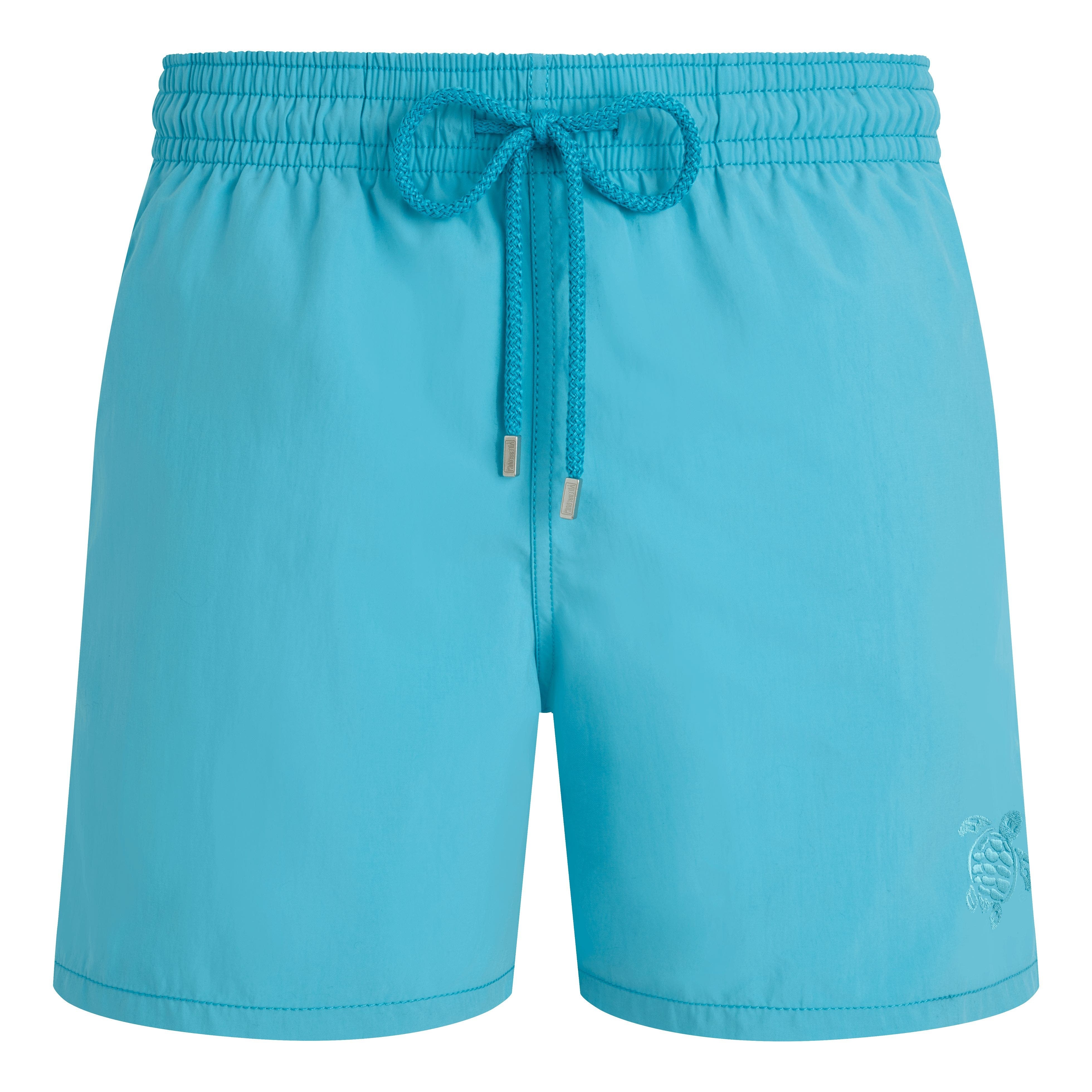 Vilebrequin Men's Ronde Des Tortues Aqua Reactive Swim Shorts in Bora Bora at Nordstrom - 3