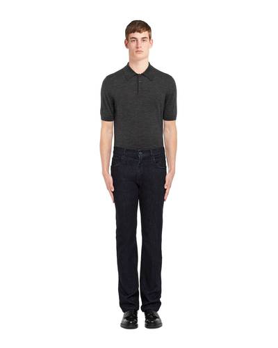 Prada Stretch-denim five-pocket trousers outlook