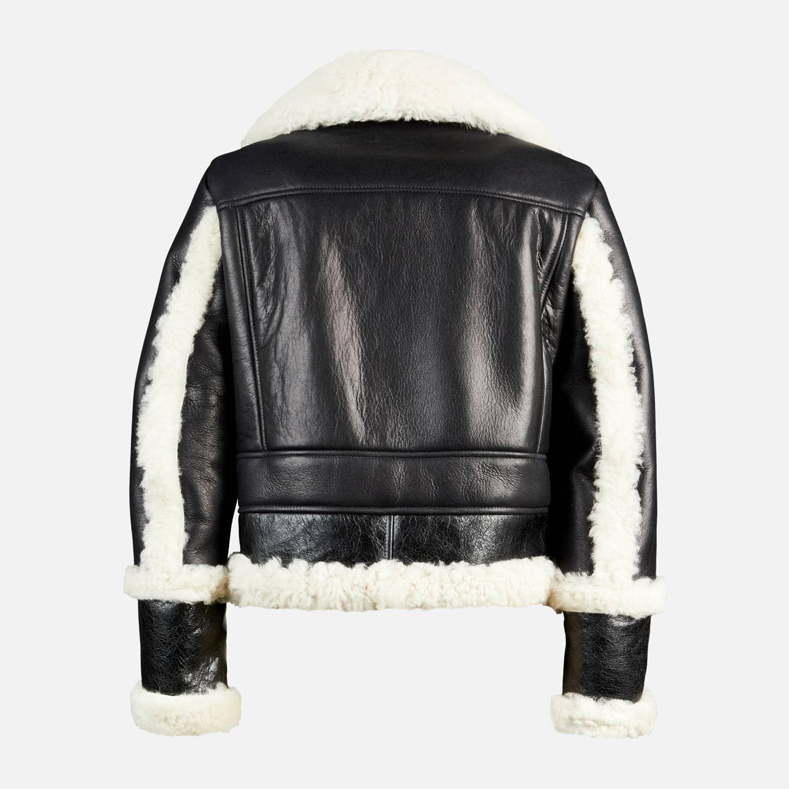 Biker in Sheepskin Black - 2