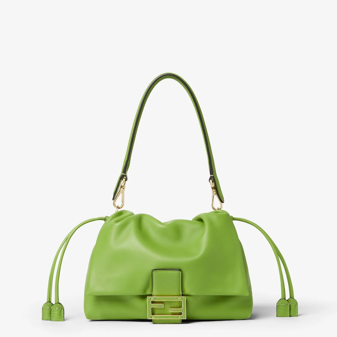 Mamma Baguette Medium Forest green nappa leather bag - 1