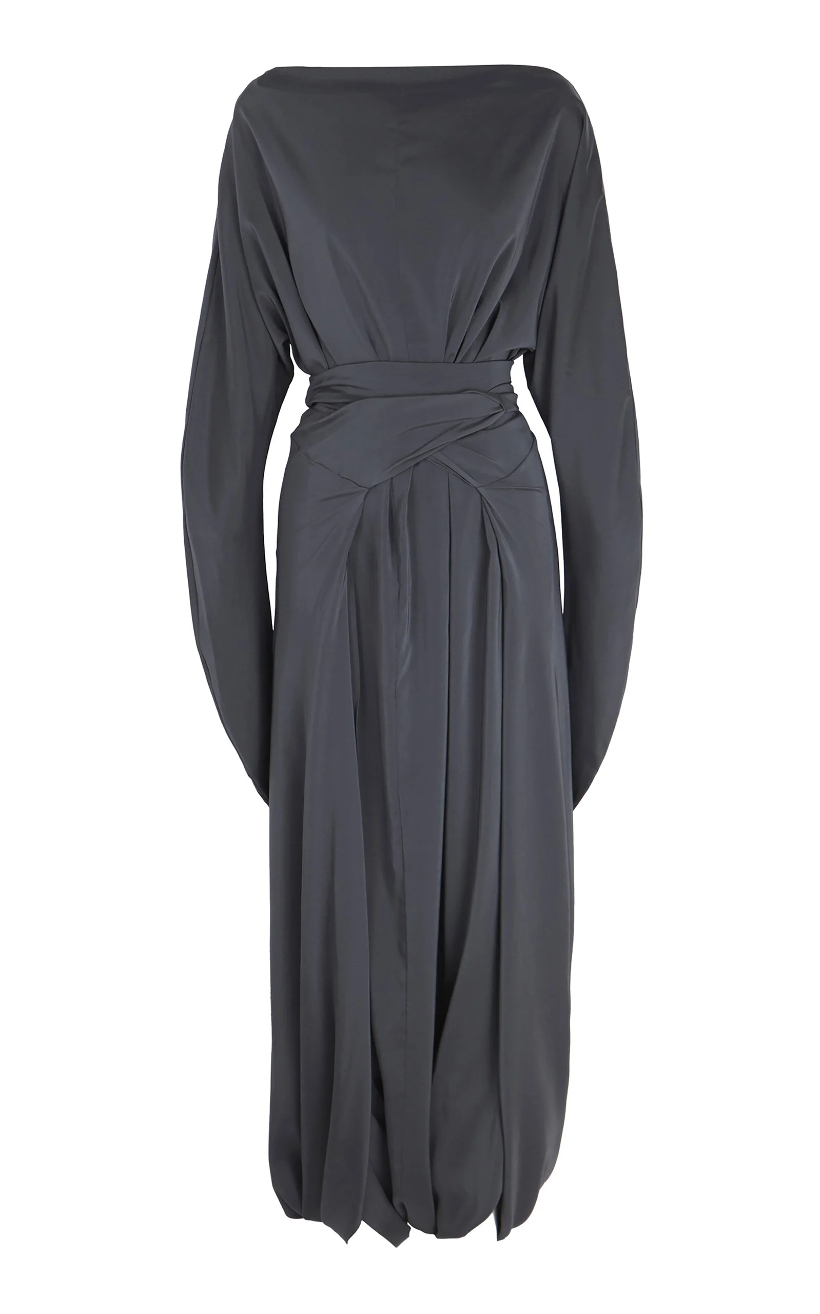 Olvido Silk Crepe Maxi Dress - 1