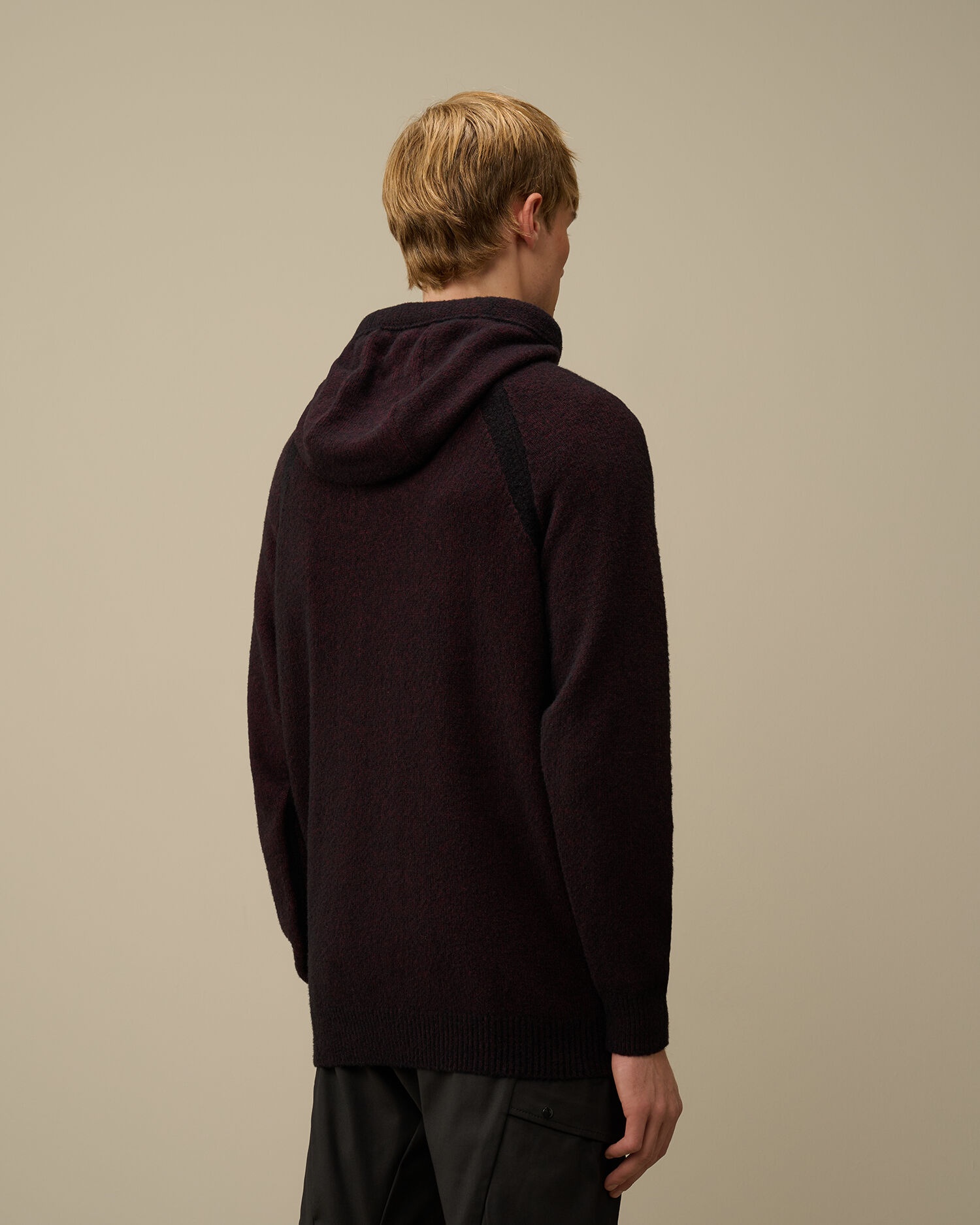 Fleece Knit Hooded Knit - 3