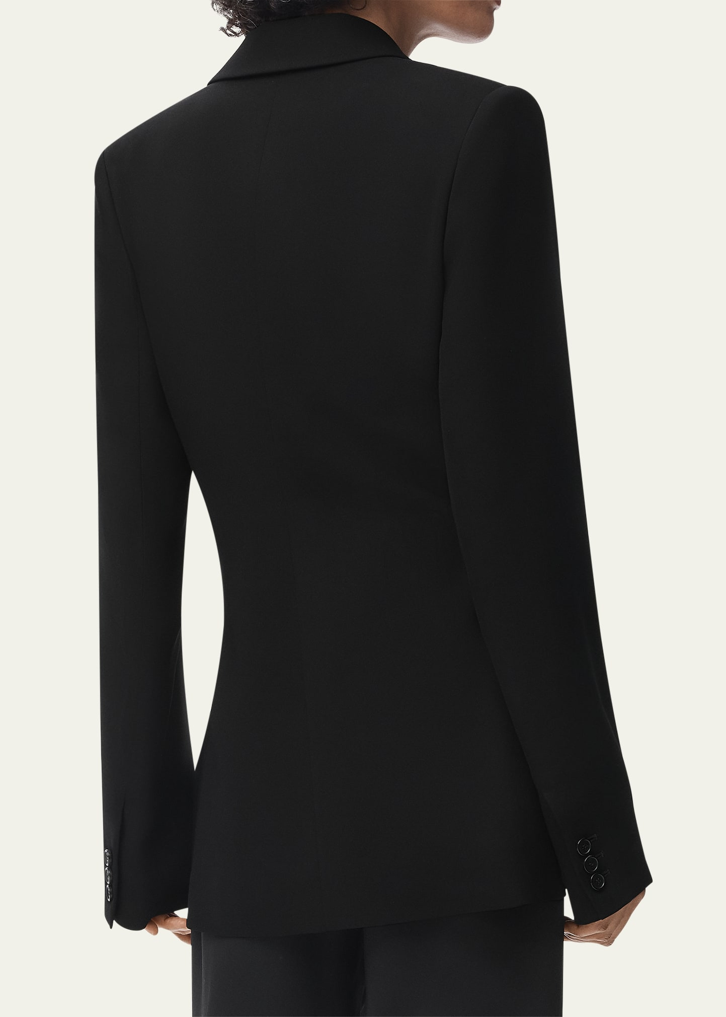 Pebble Single-Breasted Wrap Blazer - 2