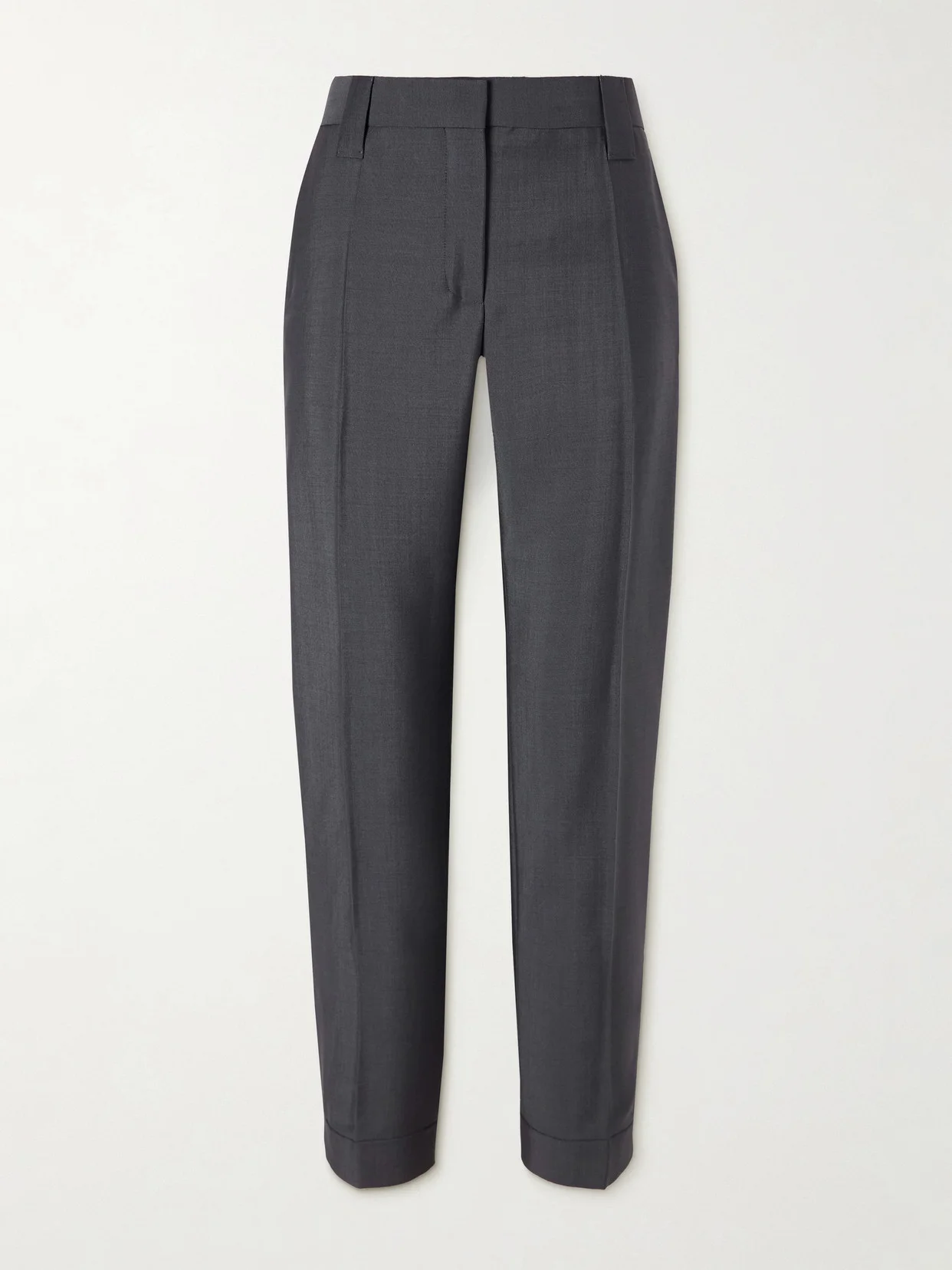 Formal Mohair And Wool-blend Straight-leg Pants - 1