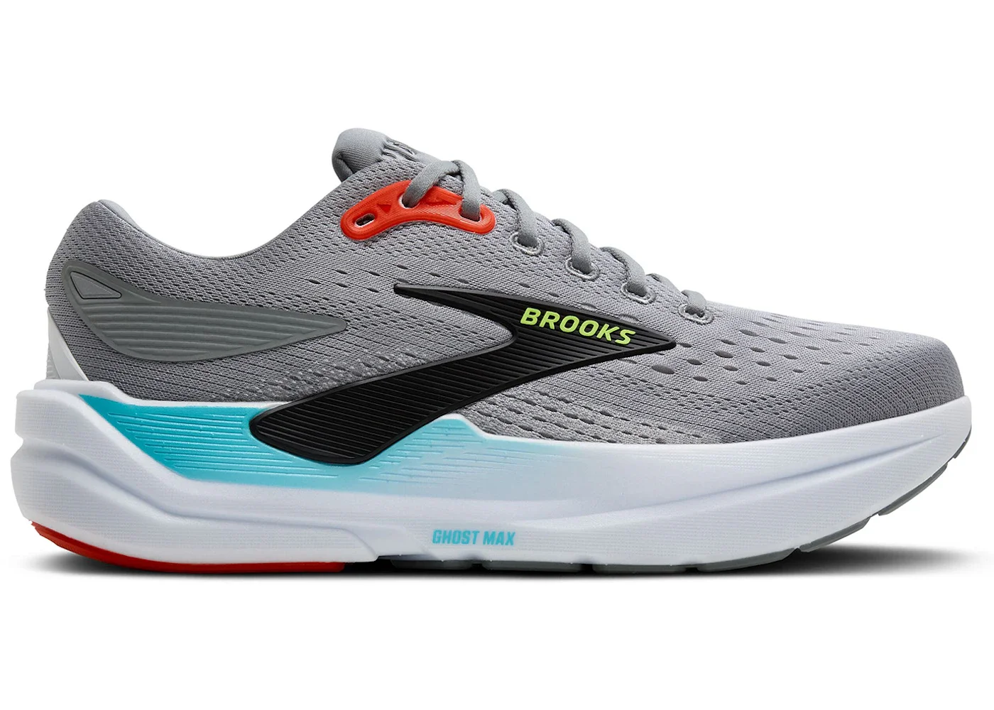 Brooks Ghost Max 3 Primer Grey Antarctica Red - 1