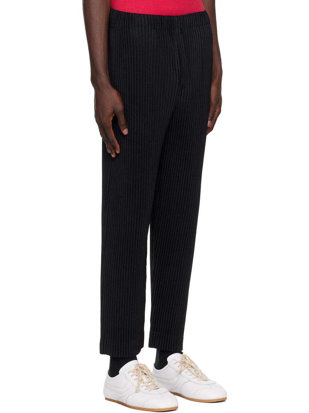 Black Monthly Color November Trousers - 2
