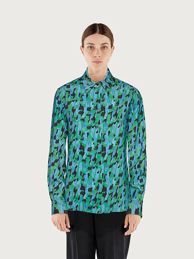 CAMOUFLAGE PRINT SHIRT - 2