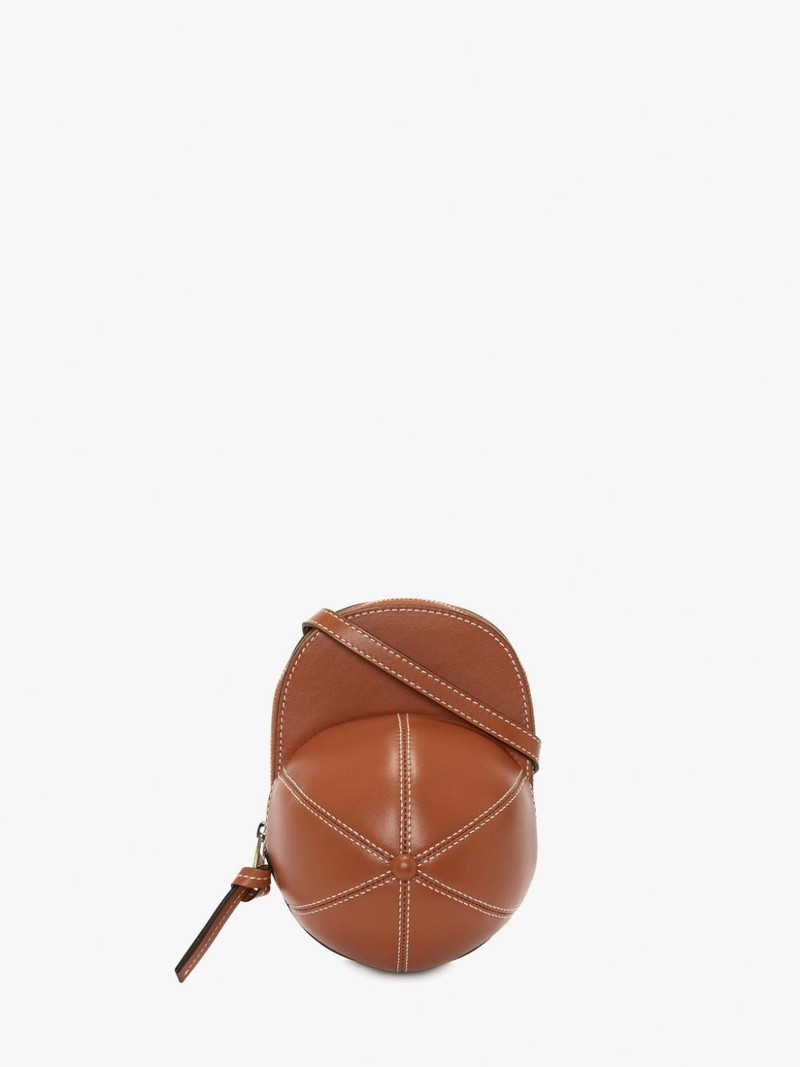MEDIUM CAP 가방 - LEATHER 크로스 바디 가방 - 1