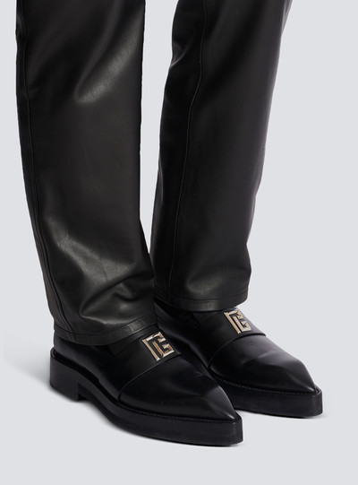 Balmain Ben smooth leather loafers outlook