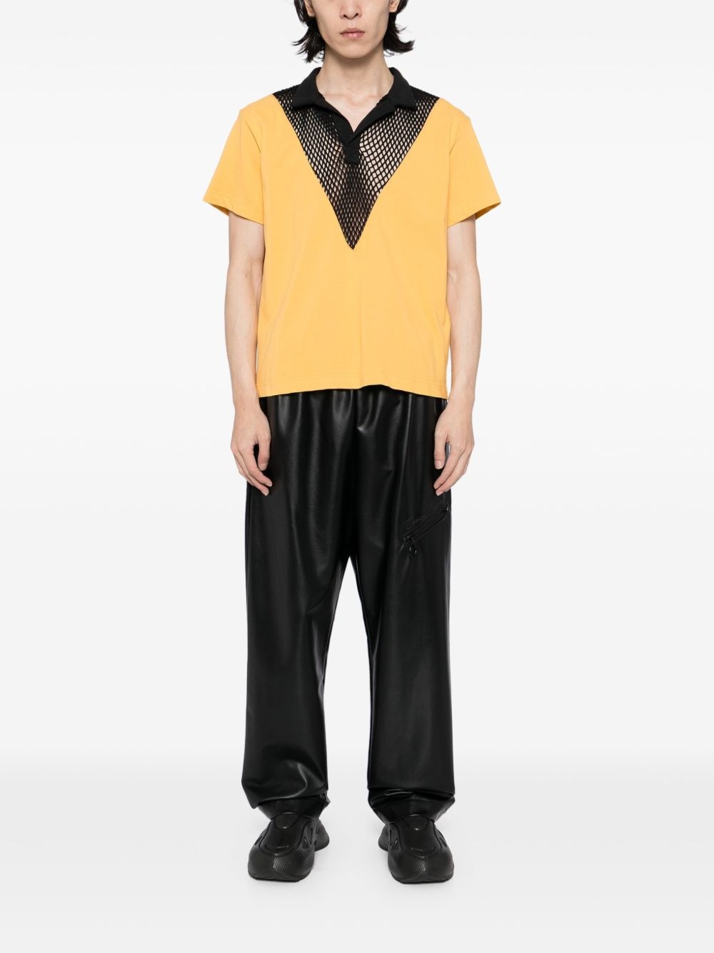 hybrid lace polo - 2