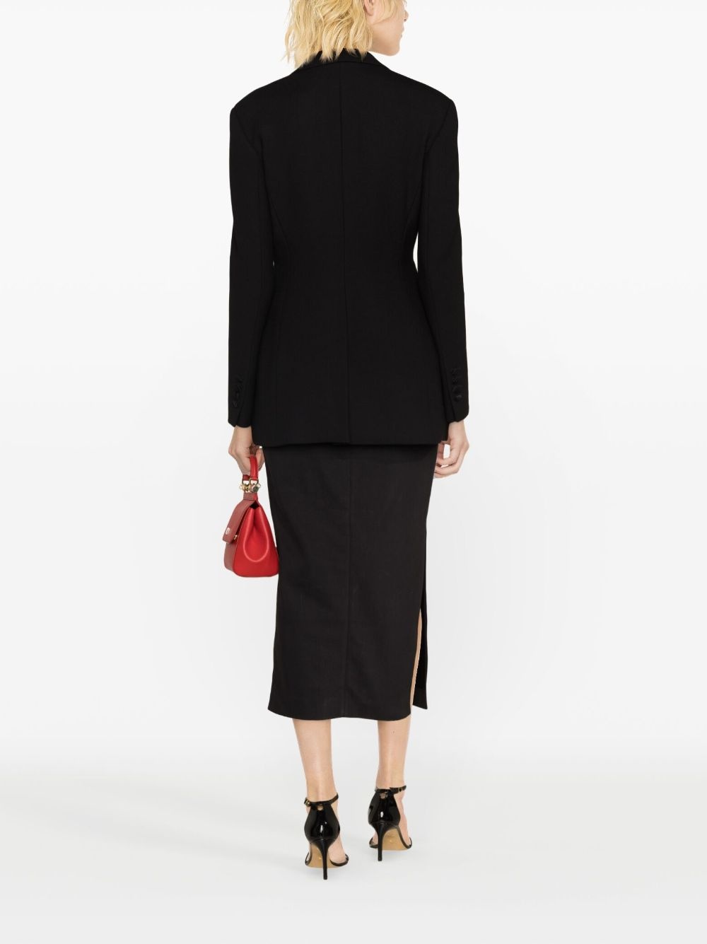 single-breasted virgin-wool blazer - 3