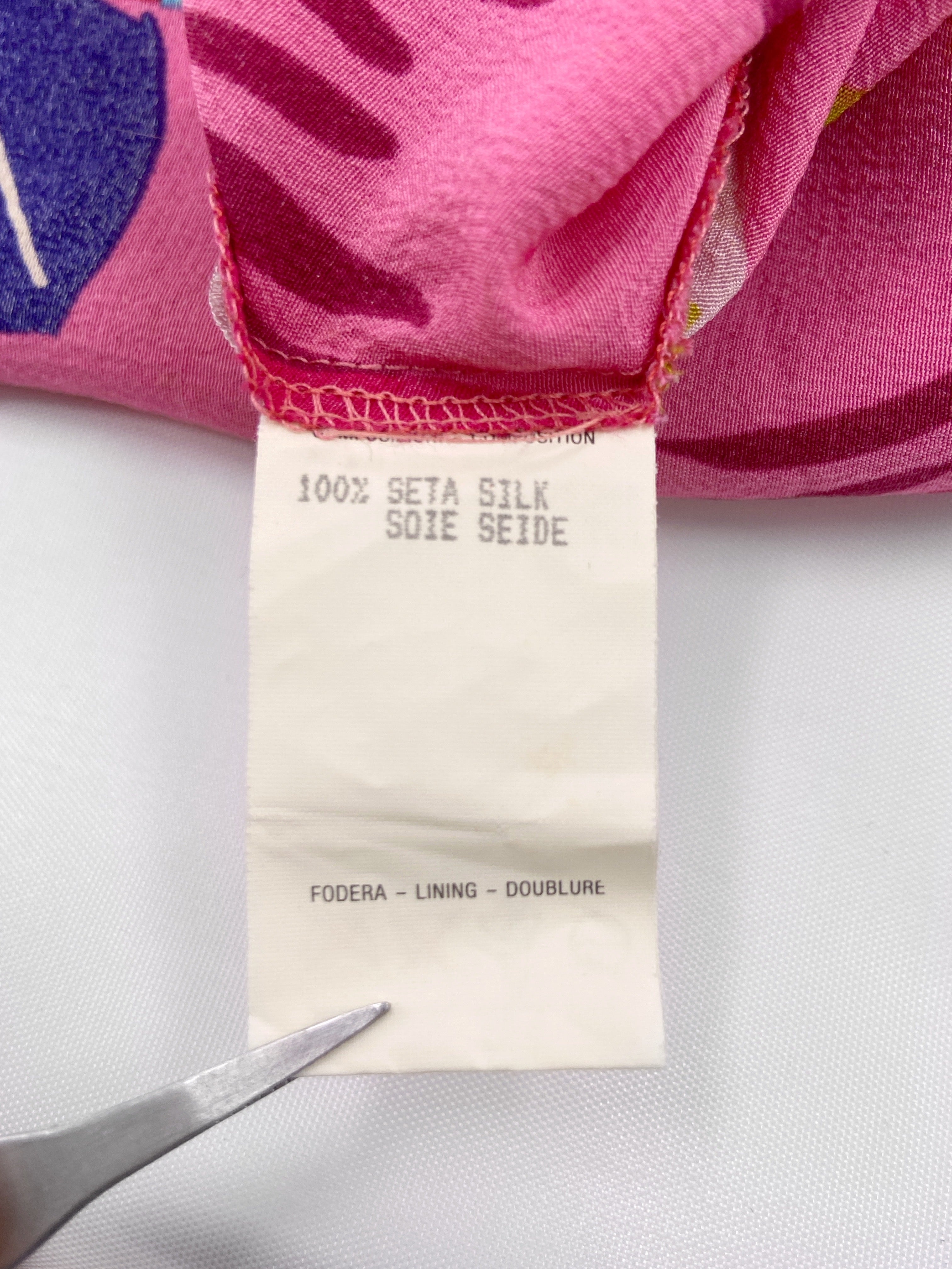 Gucci Spring 1999 Tom Ford Iconic Runway Pink Floral Silk Ruffle Blouse Top 40 - 12