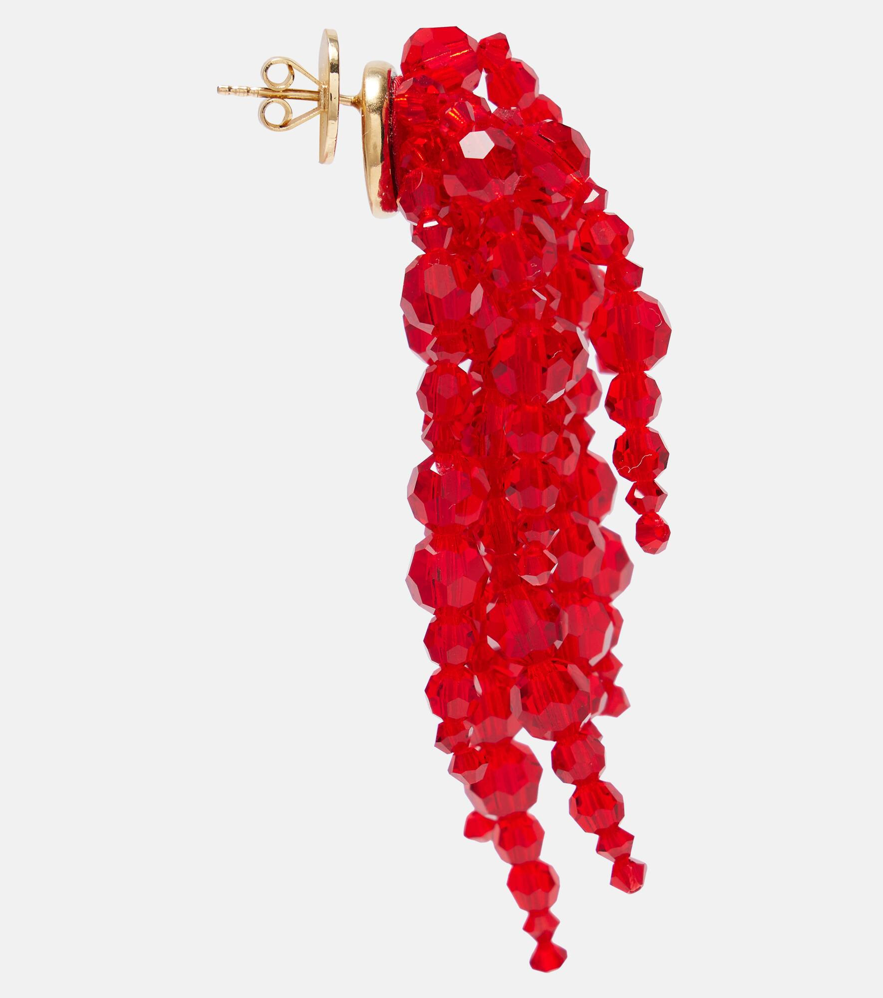 Beaded drop earrings - 2