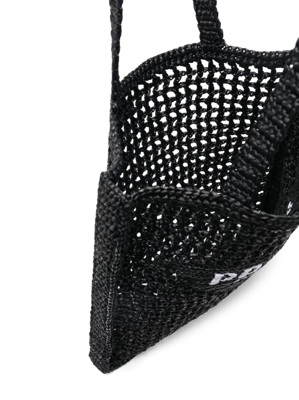 interwoven-design logo-print shoulder bag - 6