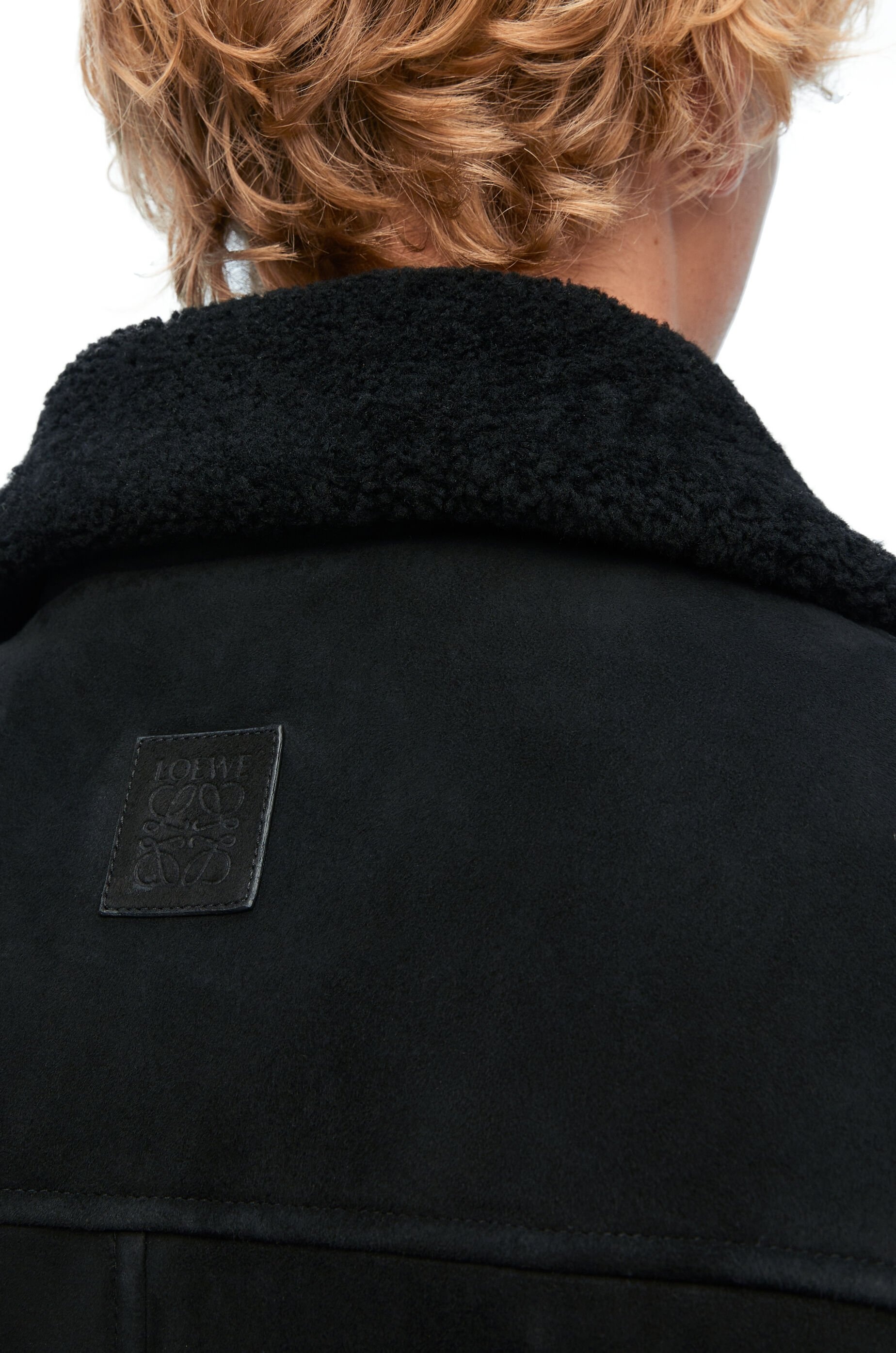 Bomber jacket in shearling - 5