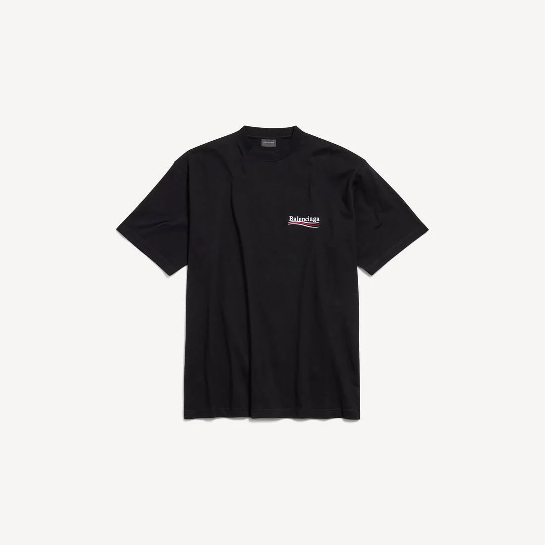 Men's Political Campaign T-shirt Large Fit in Black - 1