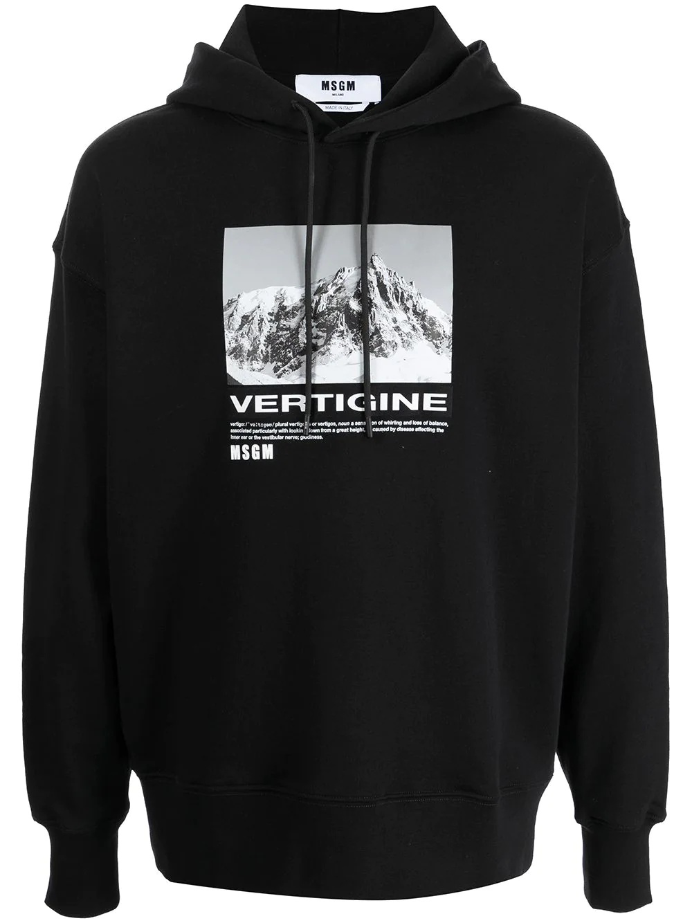 photographic print hoodie - 1