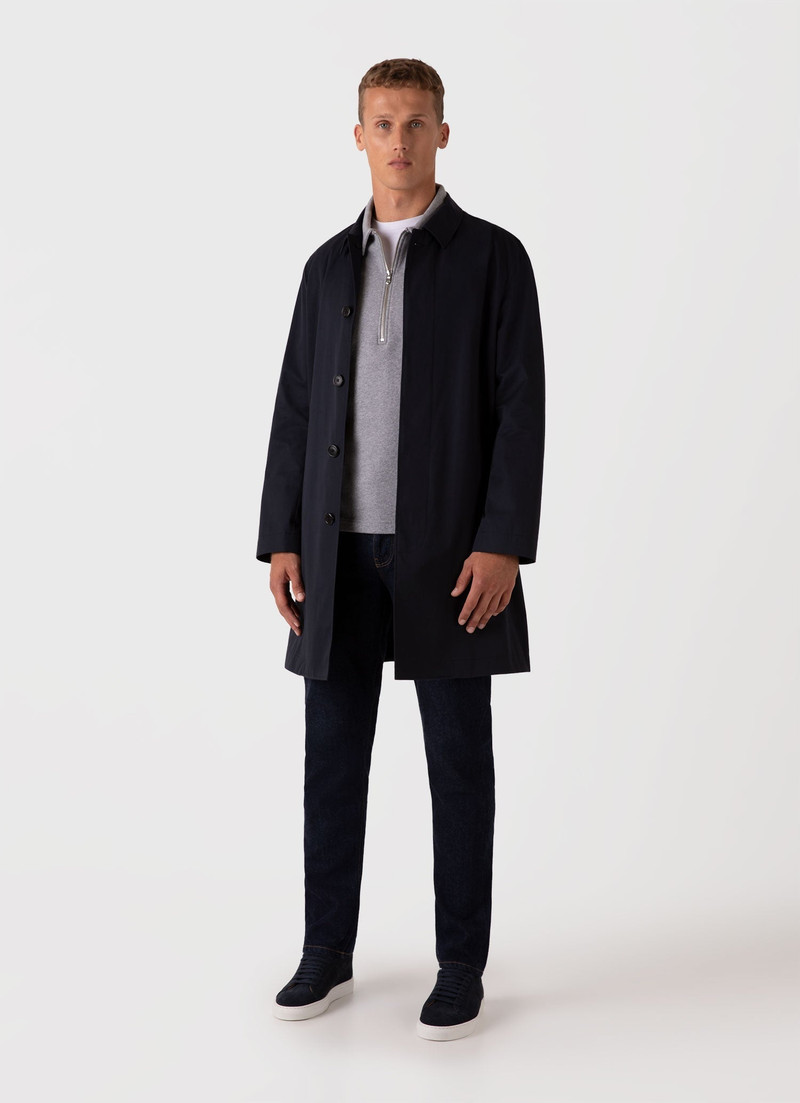 Sunspel Zip Polo Loopback Sweatshirt outlook