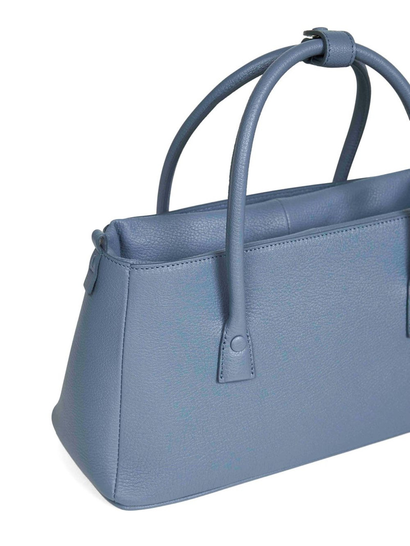 grained-leather tote bag 4