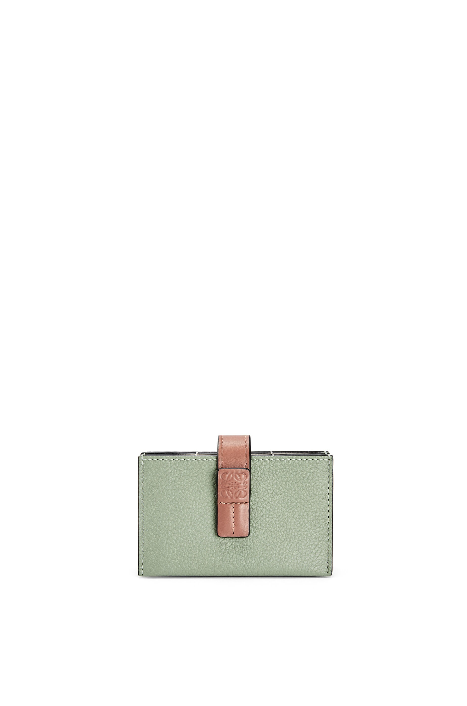 Accordeon cardholder in soft grained calfskin - 1