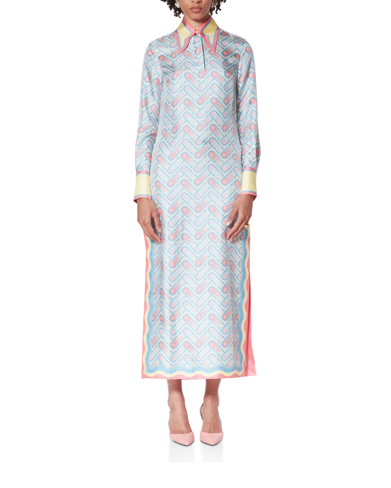 Candy Ping Pong Silk Dress - 2