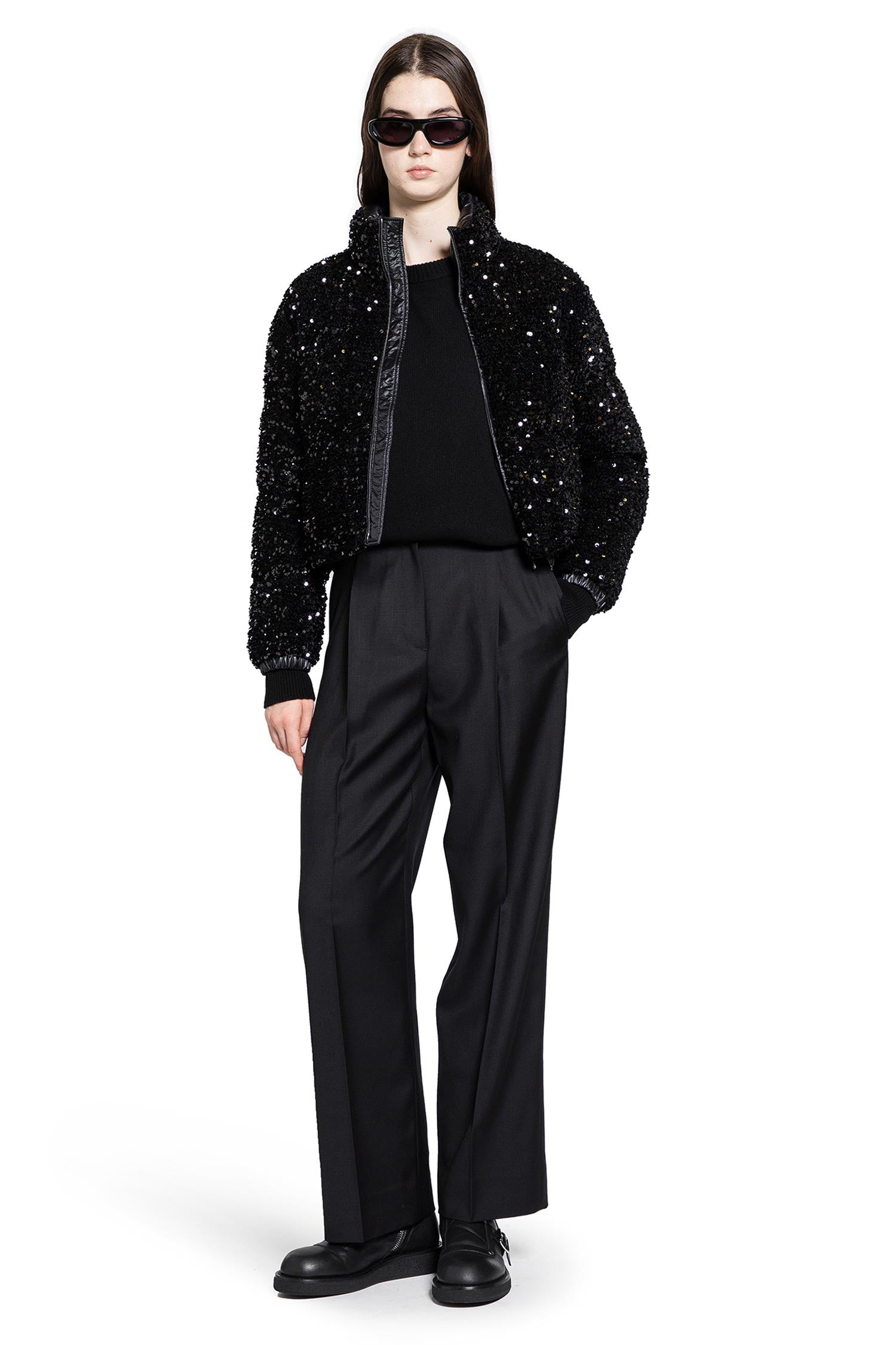 Wool Gabardine Tailored Pants - 5