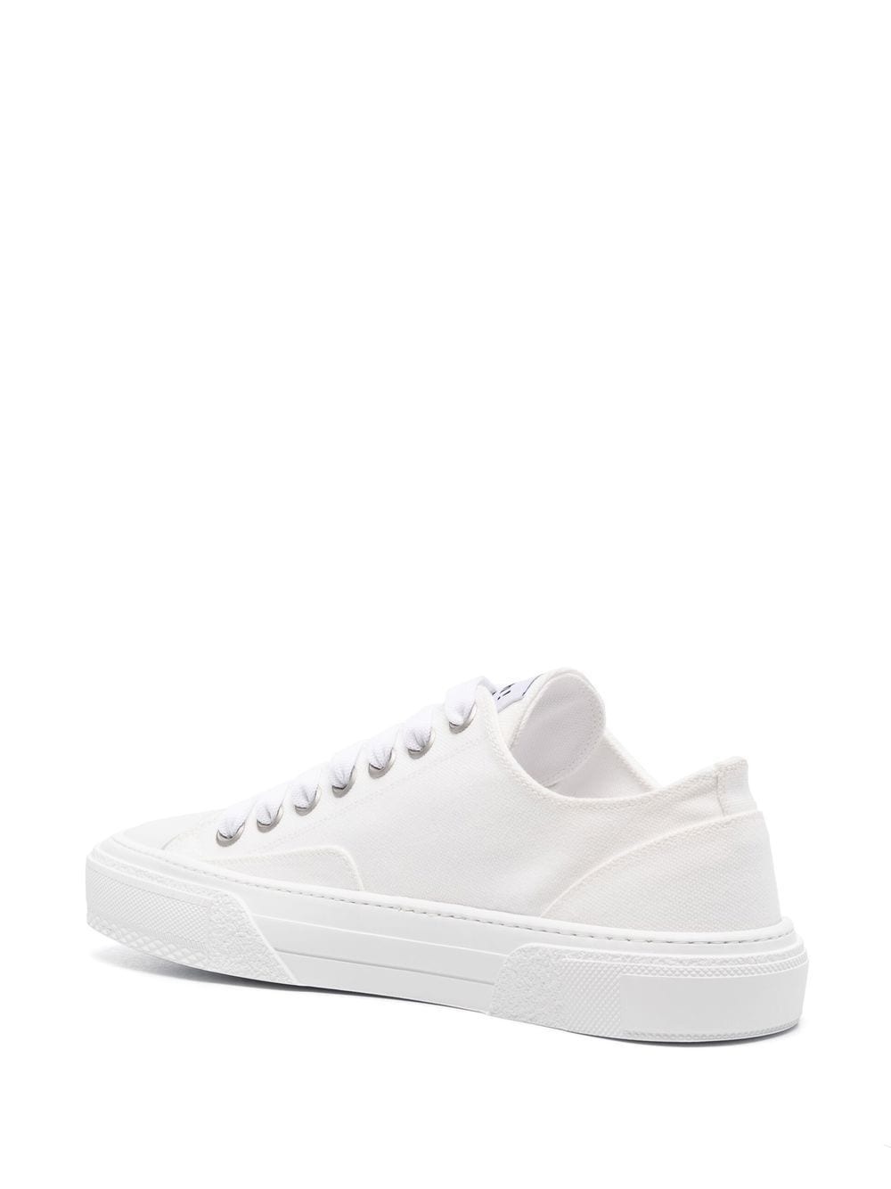 plain low-top trainers - 3