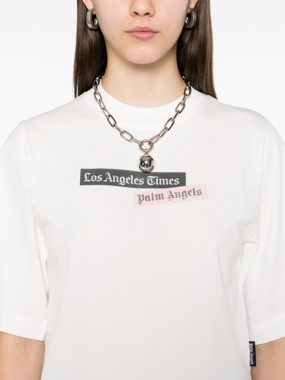 logo-print T-shirt - 5