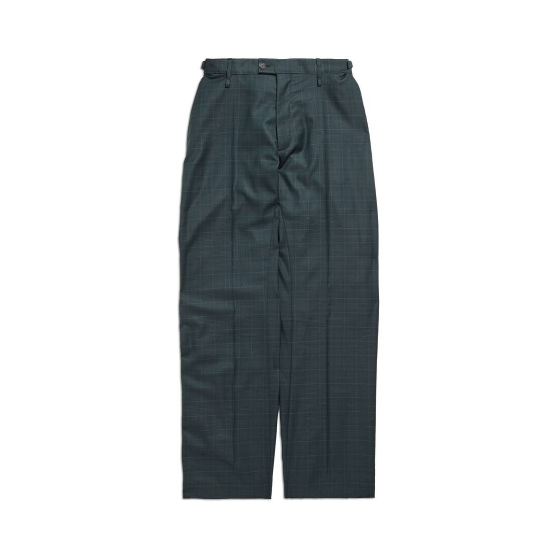 Men's Skater Tailored Pants in Dark Green - 1