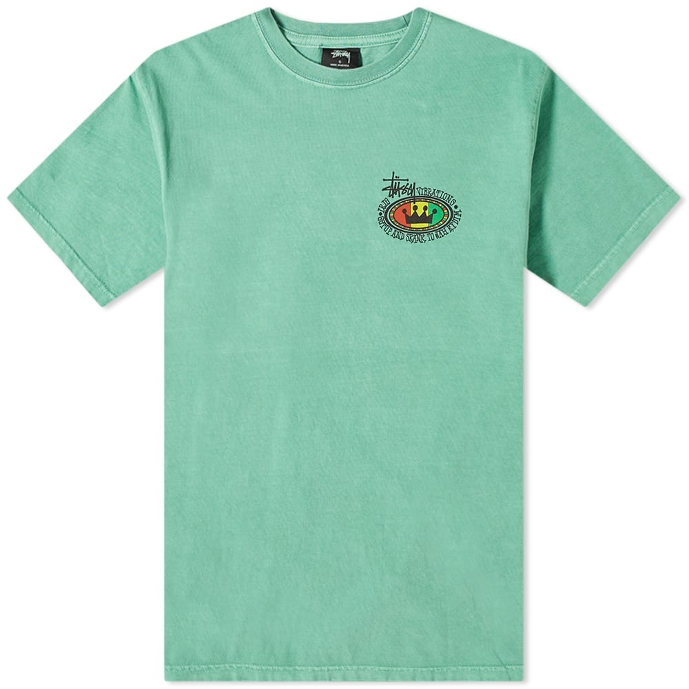 Stussy Rasta Oval Pigment Dyed Tee - 1