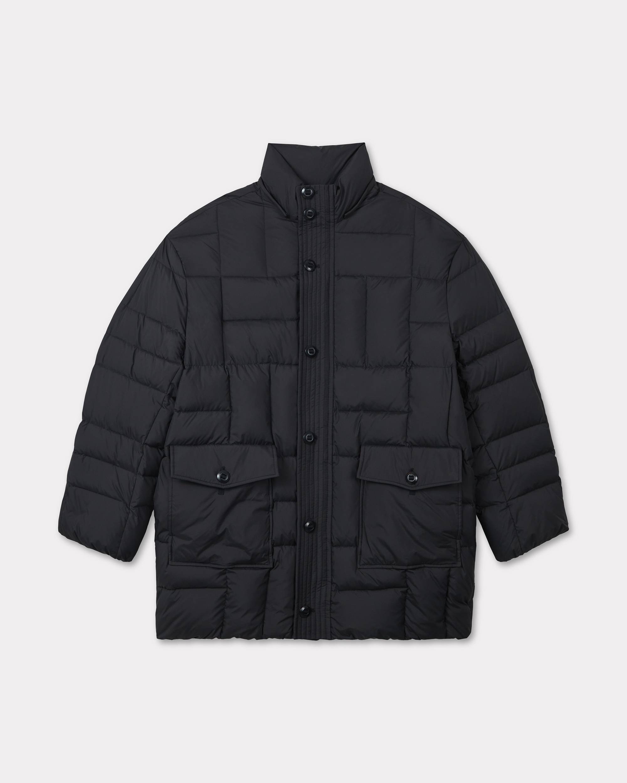 'KENZO Weave' mid-length winter parka - 3