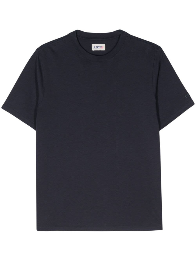 logo-appliqué cotton T-shirt 1
