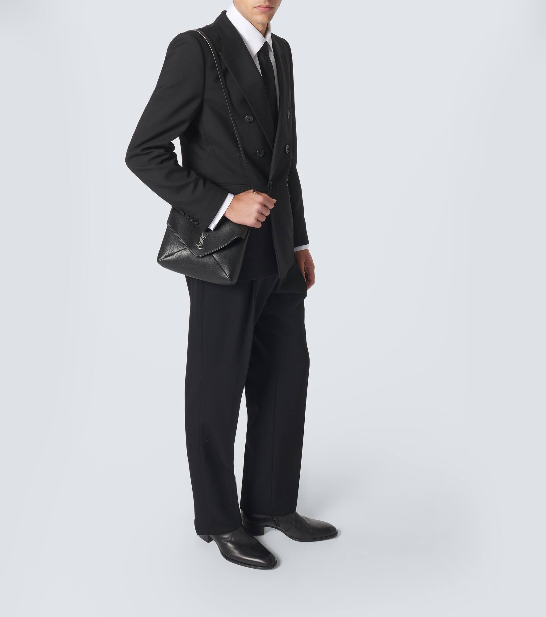 Cassandre Envelope leather messenger bag - 7