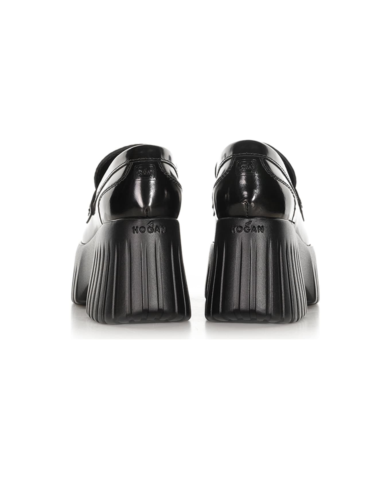 H-stripes Wedge Loafers - 3