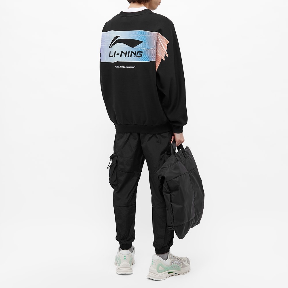 Li-Ning Logo Printed Crew Sweat - 6