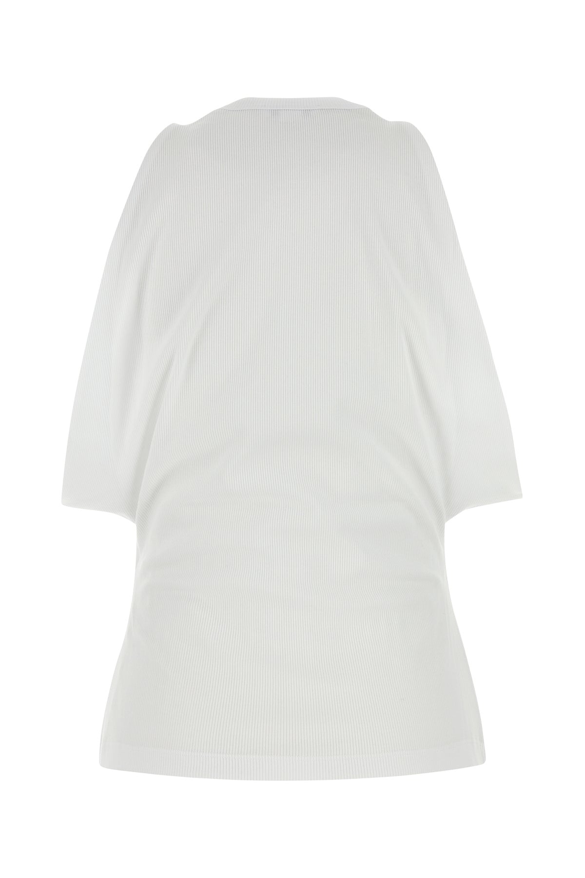 White stretch cotton top - 2